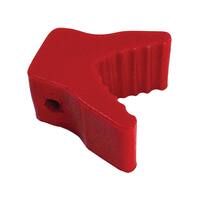Bow Wedge - Poly Red 45x45mm
