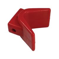 Polyurethane Bow Wedge Red 75x35mm