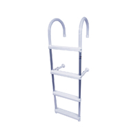 Ladder Deluxe Aluminium and Plastic 4 Step