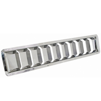 Vent Stainless Steel Flat Style 10 Louvre