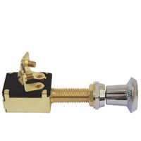 Switch - Brass Push/Pull 2 Position