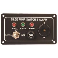 Bilge Alarm & Pump Control Switch Panel 12v