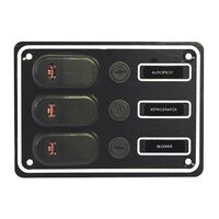Weatherproof 3 Gang Vertical Switch Panel