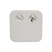 Nuova Rade Deluxe Access Hatch with Key Lock 375x370mm White