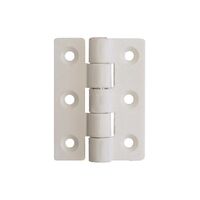 Butt Hinge Nylon White 45x33mm