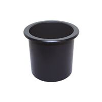 Beckson Drink Holder Recess Mount Plastic Black