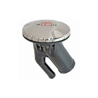 Deck Fill Round Angled PETROL Stainless Steel Cap