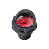 Olympic 135 Sailboat Compass Flush Mount Black/Red