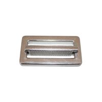 Stainless Steel Webbing Buckle with Sliding Bar