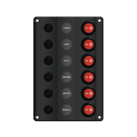 Wave Switch Panel with 6 Switches 12V
