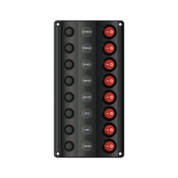 Wave Switch Panel with 8 Switches 12V
