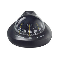 Olympic 115 Sailboat Compass Horizontal Mount Conical Card Black