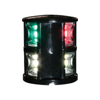 LED Port Starboard Stern and Anchor Light Black Housing - FOS 12 Series