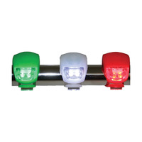 Small Portable Rail Mount LED Navigation Lights Three Set