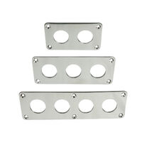 Switch Panels Faceplates Stainless Steel (No Switches)