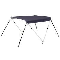 Oceansouth Bimini 2 Bow Aluminium Frame Blue Top Length 1.6m