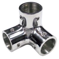Rail Fitting 3-Way Elbow 316 Grade S/S