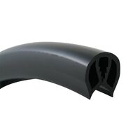 Gunwale - Black PVC 35mm