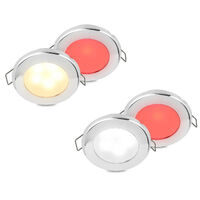 Hella Marine EuroLED 75 Spring Clip Downlight Dual Colour