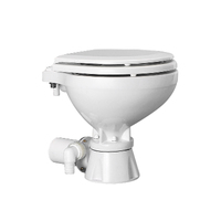 Electric Toilet Silent Flush Compact Bowl 12V or 24V