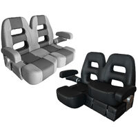 HM58D Double Flip-Up Helm Master Boat Seat