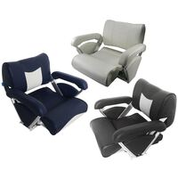 ST46 Flip Up and Flip Back Helm Boat Seat