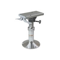Pedestal Gas Adjustable with Swivel & Slide Top and 12" Base