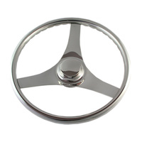 Steering Wheel Stainless Steel with Grips
