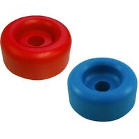 End Cap Rollers High Density Polyethylene 70x28x13mm