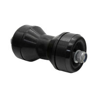 Keel Bow Roller with End Caps Black Polyurethane