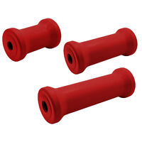Cotton Reel Soft Red Polyurethane Rollers