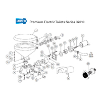 Jabsco Spare Parts Guide for Premium Series 37010 Electric Toilets