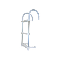 Robust Portable Boarding Ladder Anodised Aluminium