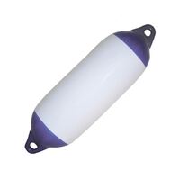 Boat Fender White with Blue Tops