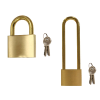 Padlock - Brass with Brass Shackle