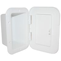 Recess Storage Box with Hinged Door