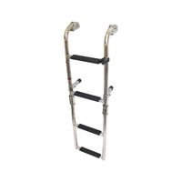 Folding Boarding Ladders Stainless Steel Adjustable