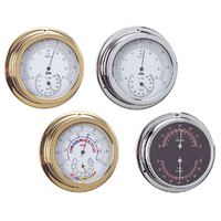 Thermometer and Hygrometers Chrome Plated Brass or Polished Brass