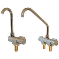 Folding Taps Chrome Brass